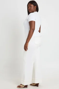 T-shirt Court Grande Taille À Imprimé Floral