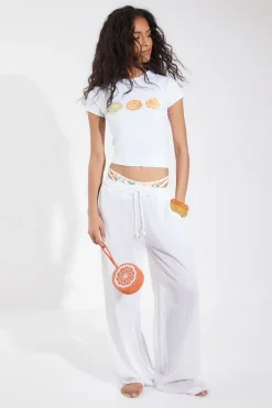 boohoo T-shirt Court Imprimé Agrumes<Femme Tops