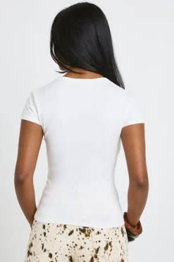 boohoo T-shirt Court Imprimé Bottes De Cowboy<Femme Tops