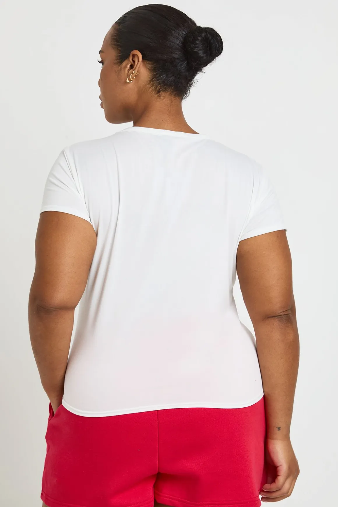 T-shirt Court Imprimé Football Angleterre Grande Taille