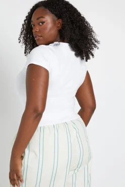 T-shirt Court Imprimé Margarita Épicée Grande Taille