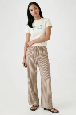 T-shirt Court Imprimé Palmier Maui