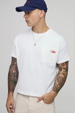 T-shirt Court Oversize Imprimé Cerises