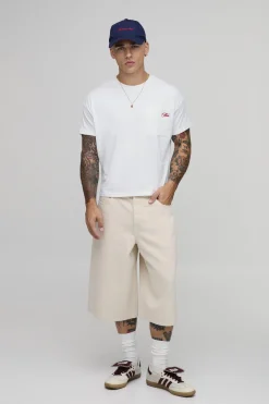 T-shirt Court Oversize Imprimé Cerises