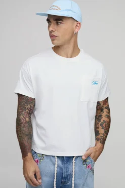 T-shirt Court Oversize À Imprimé Mangue