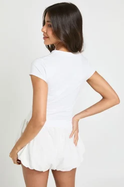 boohoo T-shirt Court À Slogan Star Player D'angleterre<Femme Tops