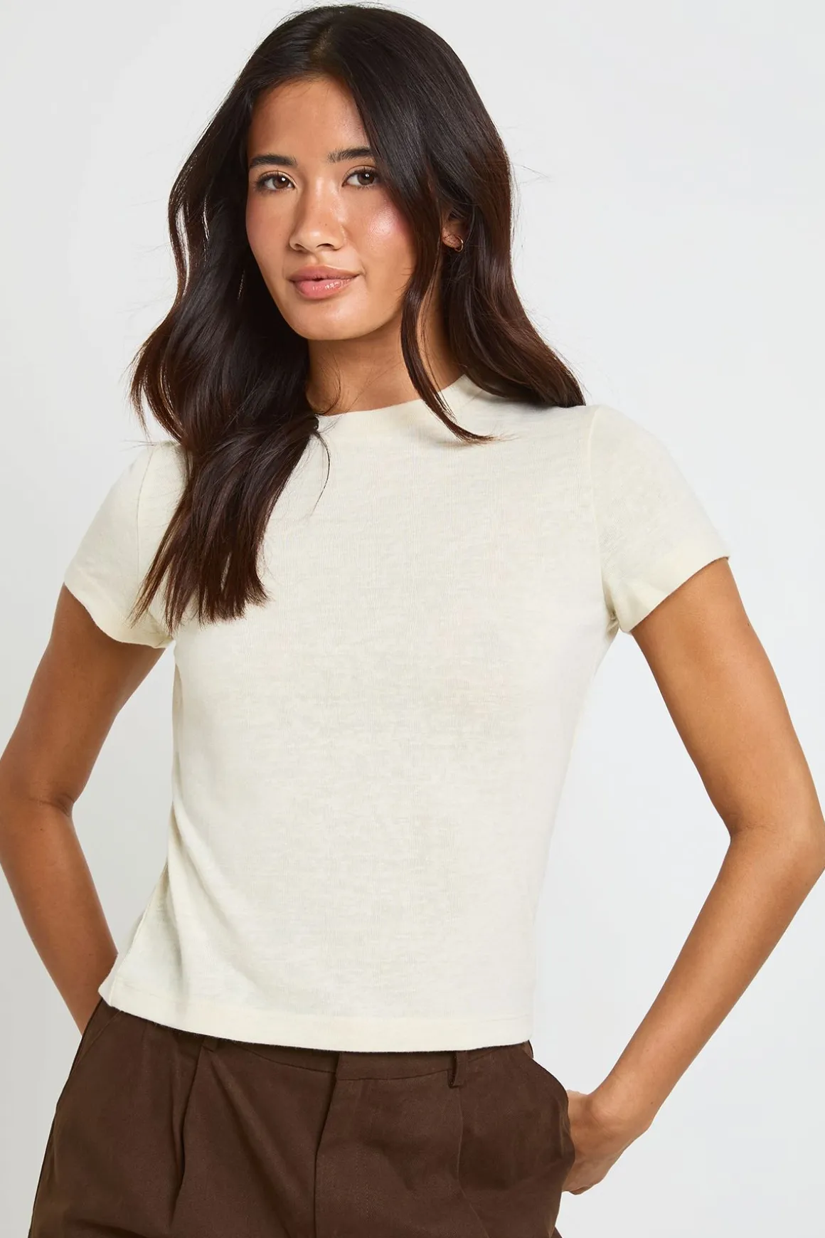 T-shirt Court Slub
