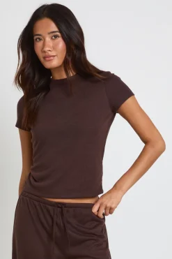 T-shirt Court Slub