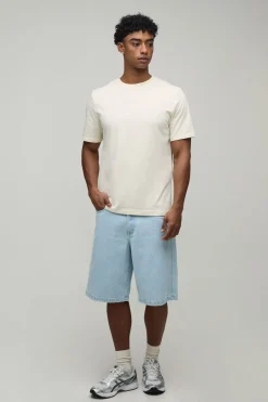 T-shirt Écru Brodé French Riviera Coupe Regular