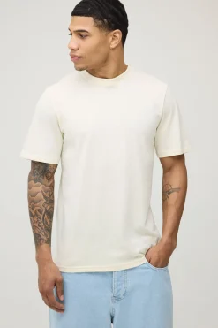 boohooMAN T-shirt Écru Coupe Regular Imprimé Carte Postale Tokyo<Homme T-Shirts Impriméstendances|T-Shirts