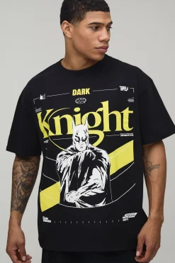 T-shirt Dark Knight Imprimé Licence Coupe Oversize