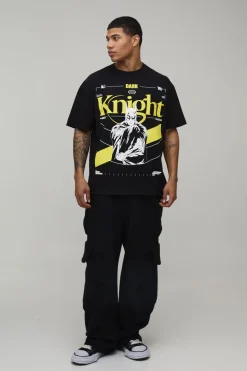 T-shirt Dark Knight Imprimé Licence Coupe Oversize