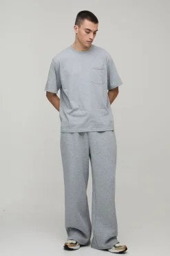 boohooMAN T-shirt Décontracté À Poche<Homme Indispensables Grande Taille|Tout Afficher