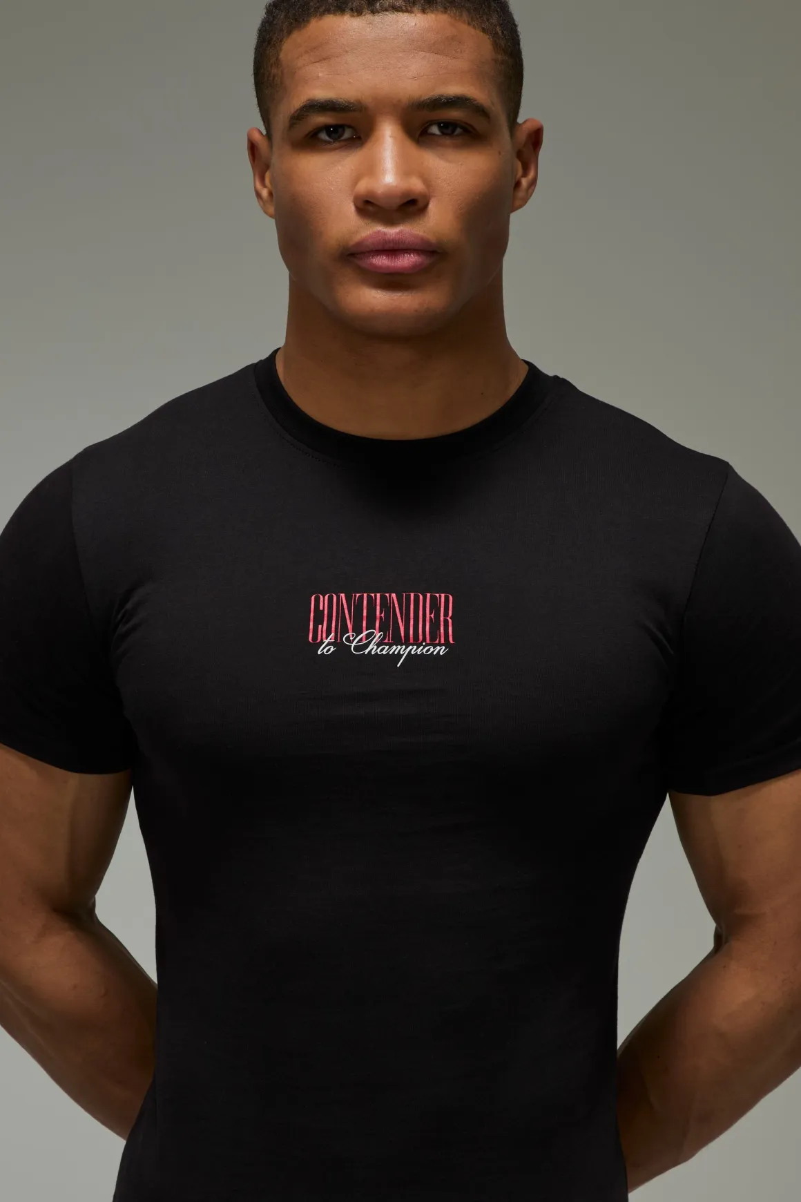 T-shirt De Boxe Ajusté Muscle Fit Actif Homme