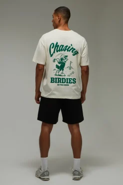 boohooMAN T-shirt De Golf Oversize Active Chasing Birdies<Femme Tout Afficher Activewear|Athleisure