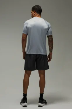 T-shirt De Sport Homme Coupe Ajustée Manches Raglan Essentials Léger Pour Salle De Sport