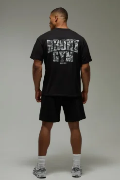 boohooMAN T-shirt De Sport Oversize Bronx À Imprimé Camouflage<Femme Tout Afficher Activewear|Athleisure