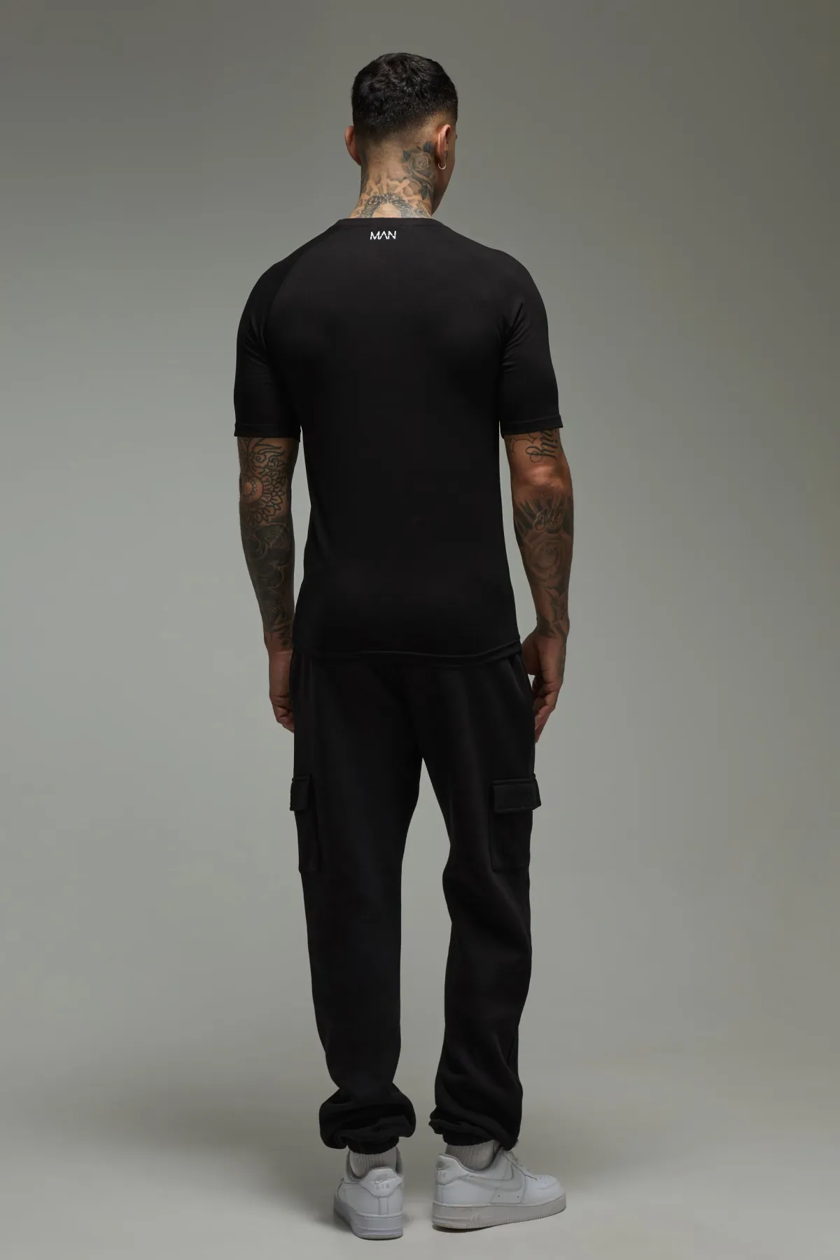 boohooMAN T-shirt de Sport Raglan Coupe Musclée Active pour Homme Grande Taille<Femme Tout Afficher|Tout Afficher Activewear