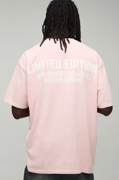 boohooMAN T-shirt Édition Limitée Oversize Effet Délavé<Homme T-Shirts Impriméstendances|T-Shirts
