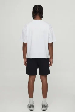 T-shirt Délavé Col V Coupe Ample Oversize