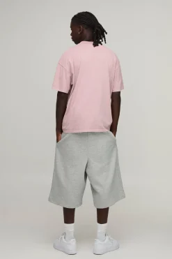 boohooMAN T-shirt Délavé Oversize À Imprimé Empilé Édition Limitée<Homme T-Shirts Impriméstendances|T-Shirts