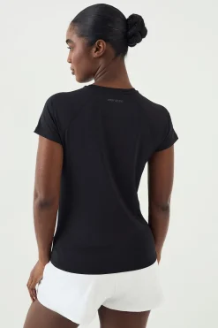 DSGN Studio T-Shirt Coupe Ample à Manches Courtes avec Inserts en Mesh<Femme Vêtements De Sport|Dsgn Studio