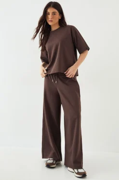 T-Shirt DSGN Studio Interlock Col Rond Coupe Oversize