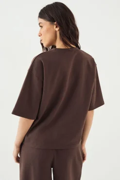 T-Shirt DSGN Studio Interlock Col Rond Coupe Oversize