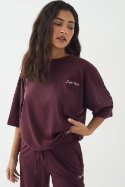 T-Shirt DSGN Studio Lounge Manches Courtes Surdimensionné Ultra-Doux