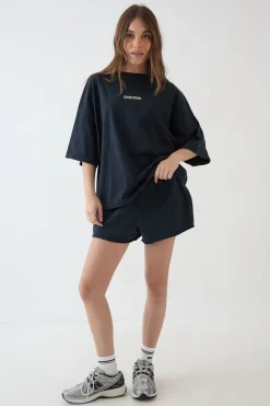 T-shirt Dsgn Studio À Manches Courtes Oversize En Tissu Épais Lavé