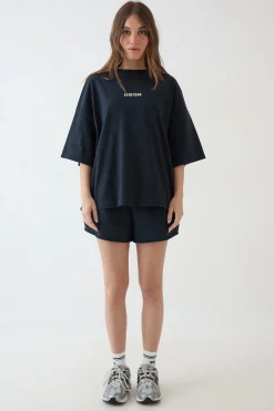 T-shirt Dsgn Studio À Manches Courtes Oversize En Tissu Épais Lavé
