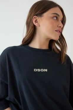 T-shirt Dsgn Studio À Manches Courtes Oversize En Tissu Épais Lavé
