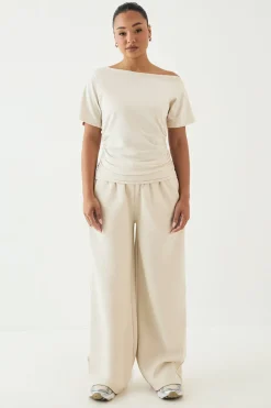 DSGN Studio T-shirt À Épaules Dénudées Avec Fronces<Femme Dsgn Studio|Tops