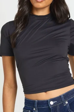 T-shirt Effet Seconde Peau Col Rond Au Quotidien