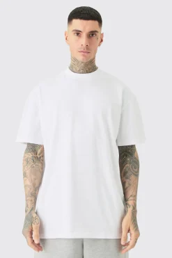T-shirt à encolure étendue surdimensionné pour personnes de grande taille