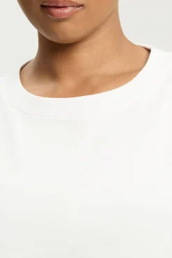 KarenMillen T-shirt En Jersey Grande Taille À Épaulettes Structurées<Femme Tops
