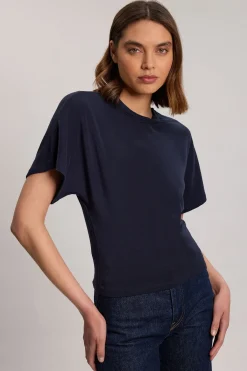 KarenMillen T-shirt En Jersey Mélangé Laine<Femme Tops