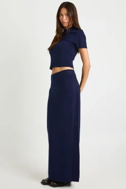 boohoo T-shirt en maille côtelée à manches courtes<Femme Pulls Et Gilets|Toutes Les Mailles