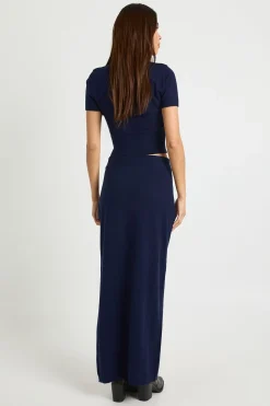 boohoo T-shirt en maille côtelée à manches courtes<Femme Pulls Et Gilets|Toutes Les Mailles