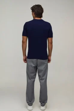 T-shirt En Maille Douce Coupe Ajustée Musclée