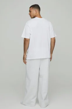 boohooMAN T-shirt Essentiel Col Rond Oversize<Homme T-Shirts|Essentiels