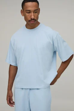 boohooMAN T-shirt Essentiel Coupe Boxy Oversize<Homme Tout Afficher|T-Shirts Grande Taille
