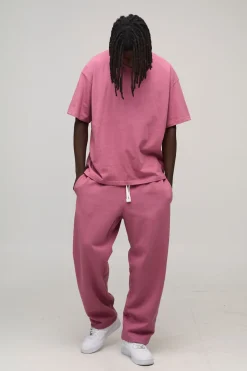 boohooMAN T-shirt Essentiel Lavé Oversize En Coton Épais<Homme Nouveautés Grande Taille|Tout Afficher