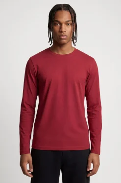 T-shirt Essentiel À Manches Longues Coupe Régulière