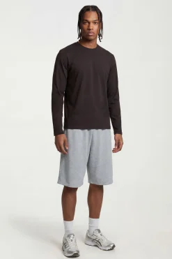 boohooMAN T-shirt Essentiel À Manches Longues Coupe Régulière<Homme T-Shirts|Essentiels