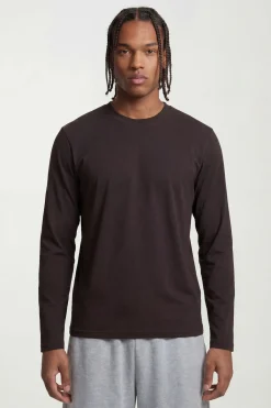boohooMAN T-shirt Essentiel À Manches Longues Coupe Régulière<Homme T-Shirts|Essentiels