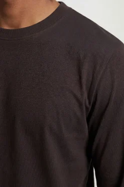 boohooMAN T-shirt Essentiel À Manches Longues Coupe Régulière<Homme T-Shirts|Essentiels