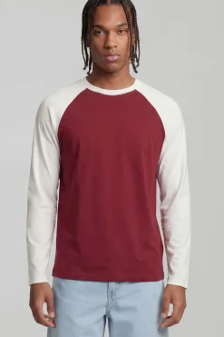 T-shirt Essentiel À Manches Longues Raglan Coupe Regular