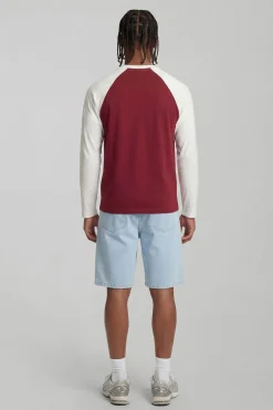 T-shirt Essentiel À Manches Longues Raglan Coupe Regular