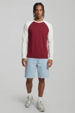 T-shirt Essentiel À Manches Longues Raglan Coupe Regular
